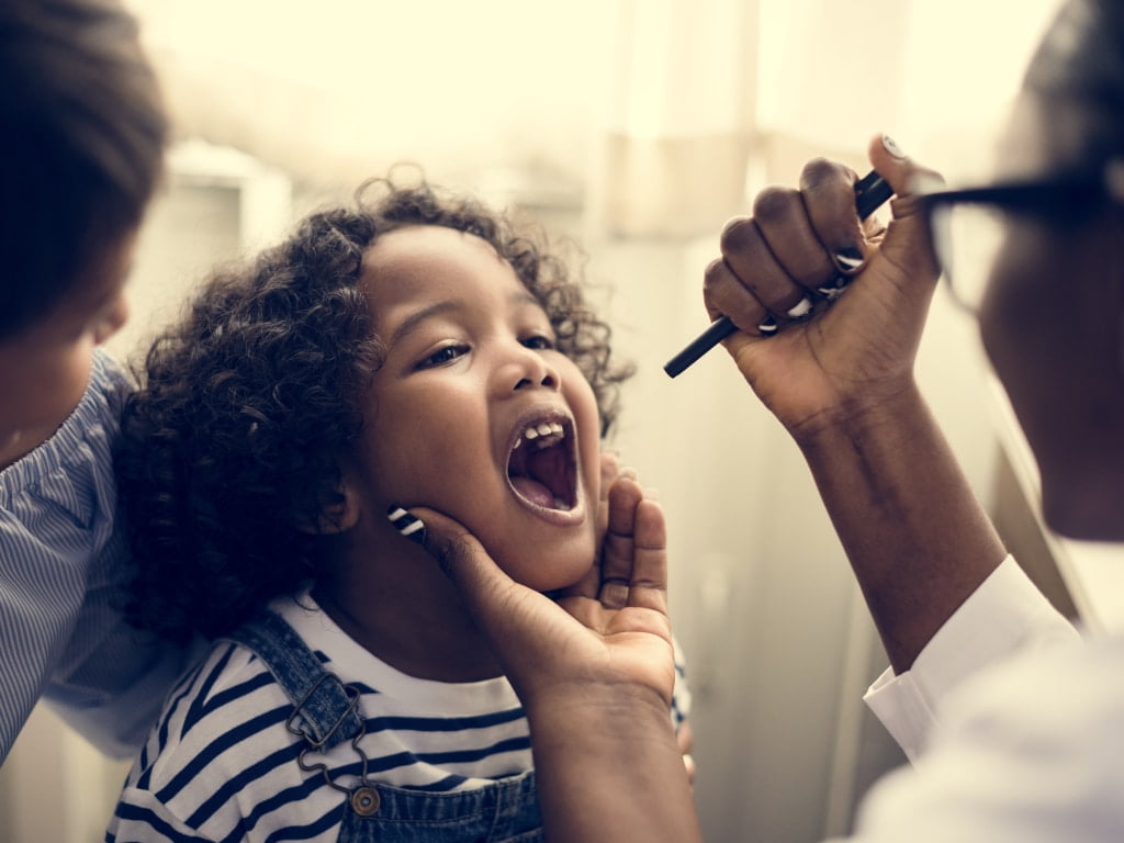 Child medical checkup through Crown Insurance Group